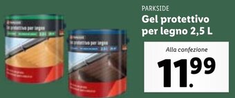 Lidl Parkside Gel Protettivo Per Legno 2,5 l offerta