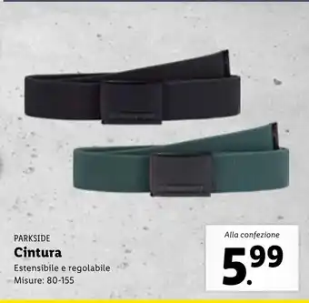 Lidl Parkside Cintura Estensibile e regolabile Misure: 80-155 offerta