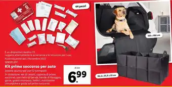 Lidl Kit primo soccorso per auto offerta
