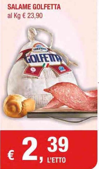 Crai Salame Golfetta offerta