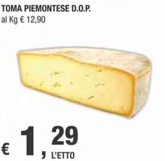 Crai Toma Piemontese D.O.P. offerta