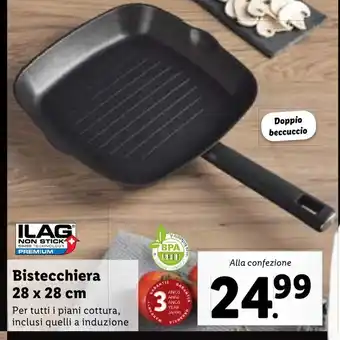 Lidl Bistecchiera 28x28 cm offerta