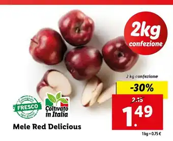 Lidl Mele Red Delicious 2 kg offerta