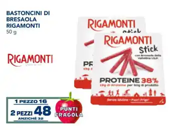 Esselunga Rigamonti Bastoncini Di Bresaola 50 g 2 pezzi offerta