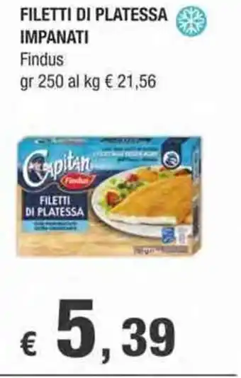 Crai Findus Filetti di Platessa Impanati gr 250 offerta