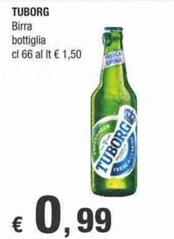 Crai Tuborg Birra bottiglia cl 66 offerta