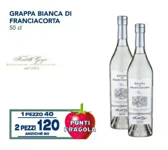 Esselunga Grappa Bianca Di Franciacorta 2 pezzi offerta