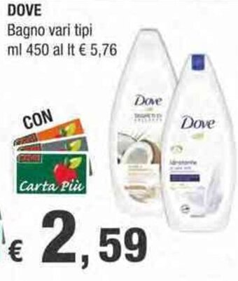 Crai Dove Bagno vari tipi ml 450 offerta
