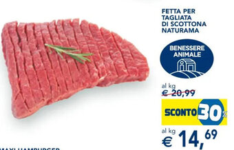 Esselunga Fetta Per Tagliata Di Scottona Naturama offerta