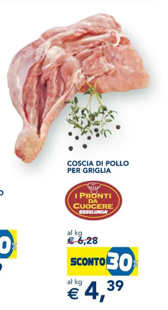 Esselunga Coscia Di Pollo Per Griglia offerta