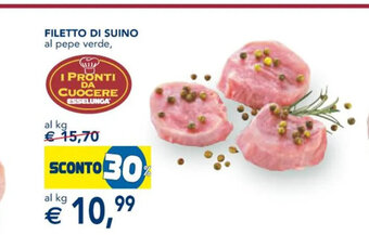 Esselunga Filetto Di Suino al pepe verde offerta
