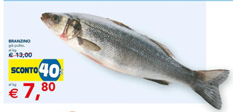 Esselunga Branzino già pulito, al kg offerta