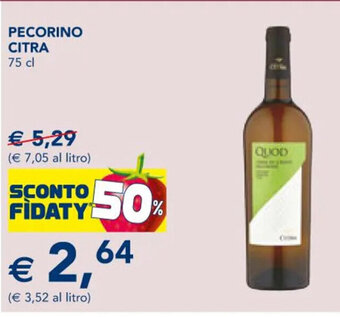 Esselunga Pecorino Citra 75 cl offerta