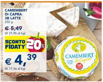 Esselunga Camembert Di Capra 3B Latte 250 g offerta