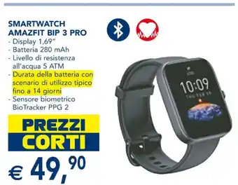 Smartwatch Amazfit BIP 3 Pro