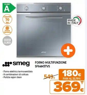 Expert Smeg Forno Multifunzione SF64M3TVS offerta