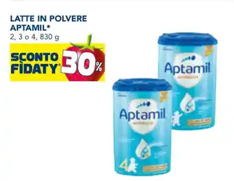 Esselunga Aptamil Latte In Polvere 2,3 o 4, 830 g offerta