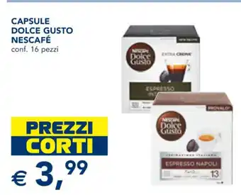 Esselunga Nescafé Capsule Dolce Gusto conf. 16 pezzi offerta