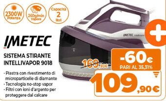 Expert Imetec Sistema Stirante Intellivapor 9018 offerta
