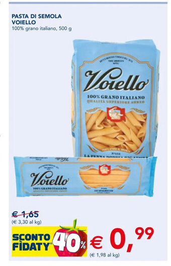 Esselunga Pasta Di Semola Voiello 100% grano italiano, 500 g offerta