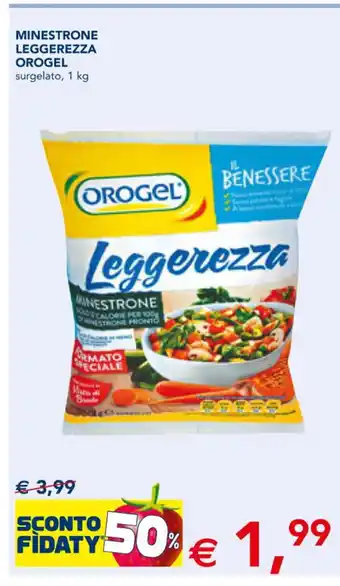 Esselunga Orogel Minestrone Leggerezza surgelato, 1 kg offerta