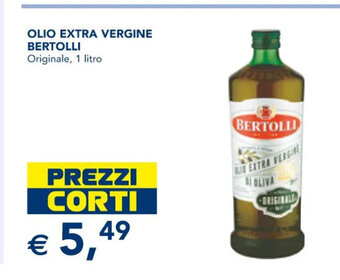 Esselunga Olio Extra Vergine Bertolli Originale, 1 litro offerta