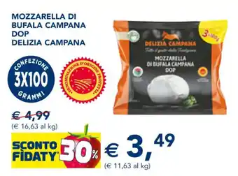 Esselunga Mozzarella Di Bufala Campana DOP Delizia Campana offerta