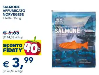 Esselunga Salame Affumicato Norvegese a fette, 150 g offerta