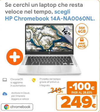 Expert HP Chromebook 14A-NA0060NL offerta