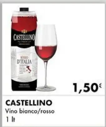 Castellino Vino bianco/rosso 1 lt.