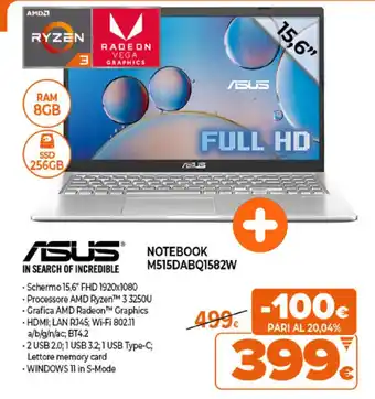 Expert Asus Notebook M515DABQ1582W offerta