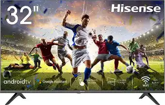 Amazon Hisense 32ae5600fa smart tv android, led hd ready 32", usb media player, grigio offerta