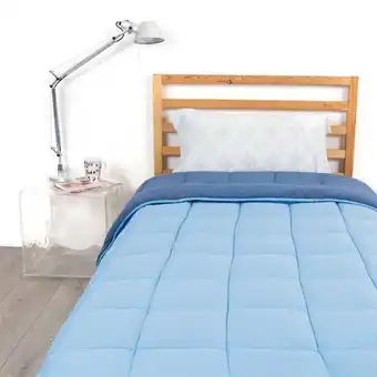 Kisenè Kisenè trapunta double face in microfibra per letto singolo - azzurro offerta