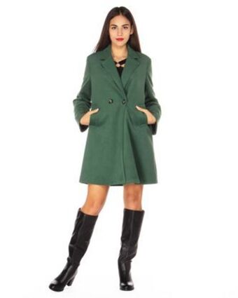 Globo Moda Paquita - donna cappotto doppio petto offerta