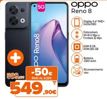Expert Oppo Reno 8 offerta