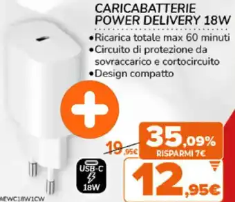 Expert Caricabatterie Power Delivery 18W offerta