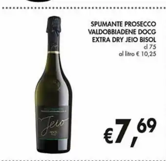 Supermercato Coal Spumante prosecco valdobbiadene docg extra dry jeio bisol offerta