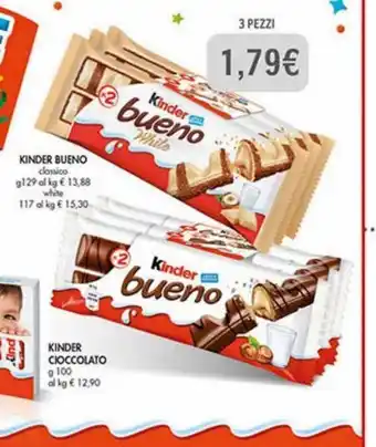 Supermercato Coal Kinder bueno offerta