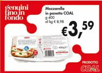 Supermercato Coal Mozzarella in panetto coal offerta