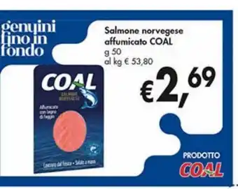 Supermercato Coal Salmone norvegese affumicato coal offerta