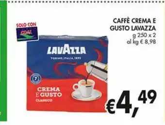 Supermercato Coal Caffè crema e gusto lavazza offerta