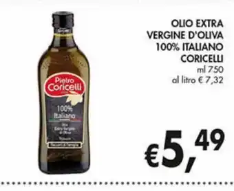 Supermercato Coal Olio extra vergine di oliva 100% italiano pietro coricelli offerta