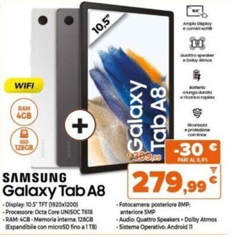 Expert Samsung Galaxy Tab A8 offerta