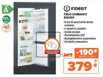 Expert Indesit Frigo Combinato B18A1D11 offerta