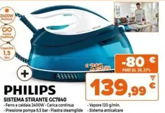 Expert Philips Sistema Stirante GC7840 offerta