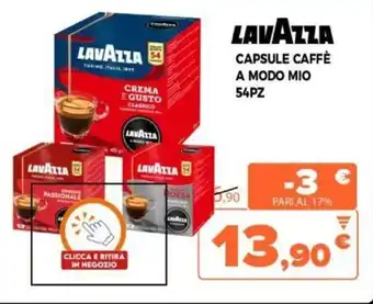 Expert Lavazza Capsule Caffè A Modo Mio 54 Pz offerta