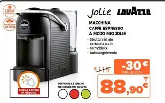 Expert Lavazza Jolie Macchina Caffè Espresso A Modo Mio offerta