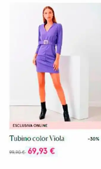 Rinascimento Tubino color viola offerta