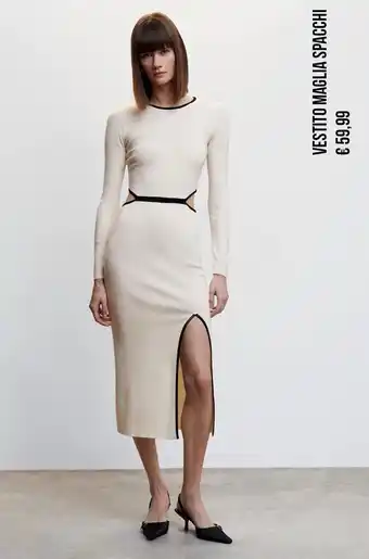 Vestito maglia spacchi