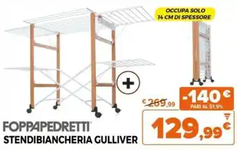 Expert Foppapedretti Stendibiancheria Gulliver offerta